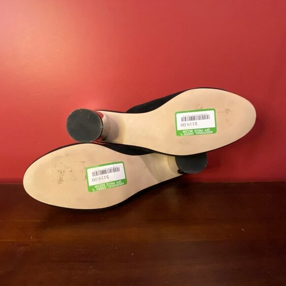 Town Shoes Women's Black Suede Shoes - Size 8.5 - Picture 7 of 7